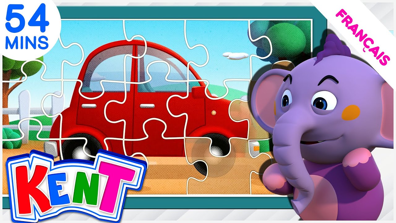 Kent the Elephant | Puzzle de véhicule | Résolvez l'énigme | Bébé kent