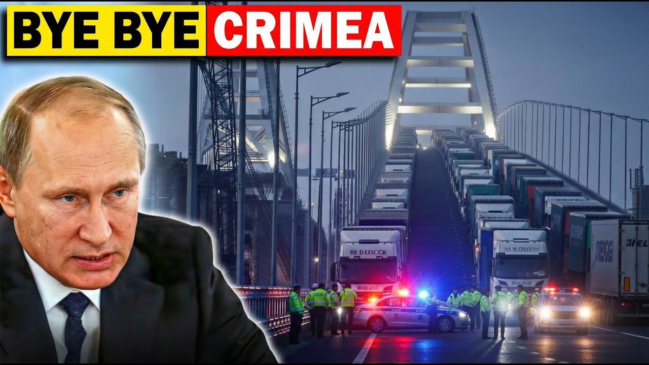 Moskaus Landbrücke zur Krim WEG: Hunderte LKW FESTGESETZT, Kertsch-Passage dicht