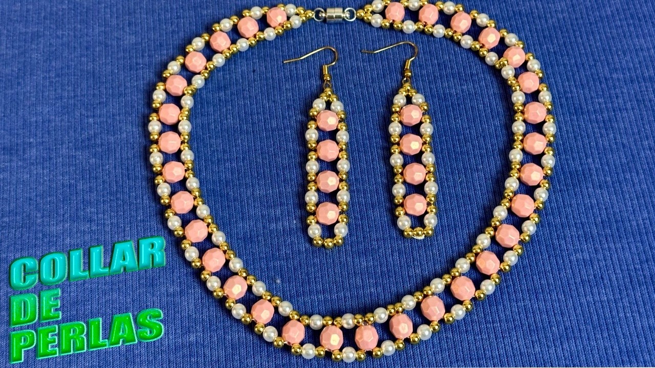 COLLAR DE PERLAS PASO A PASO