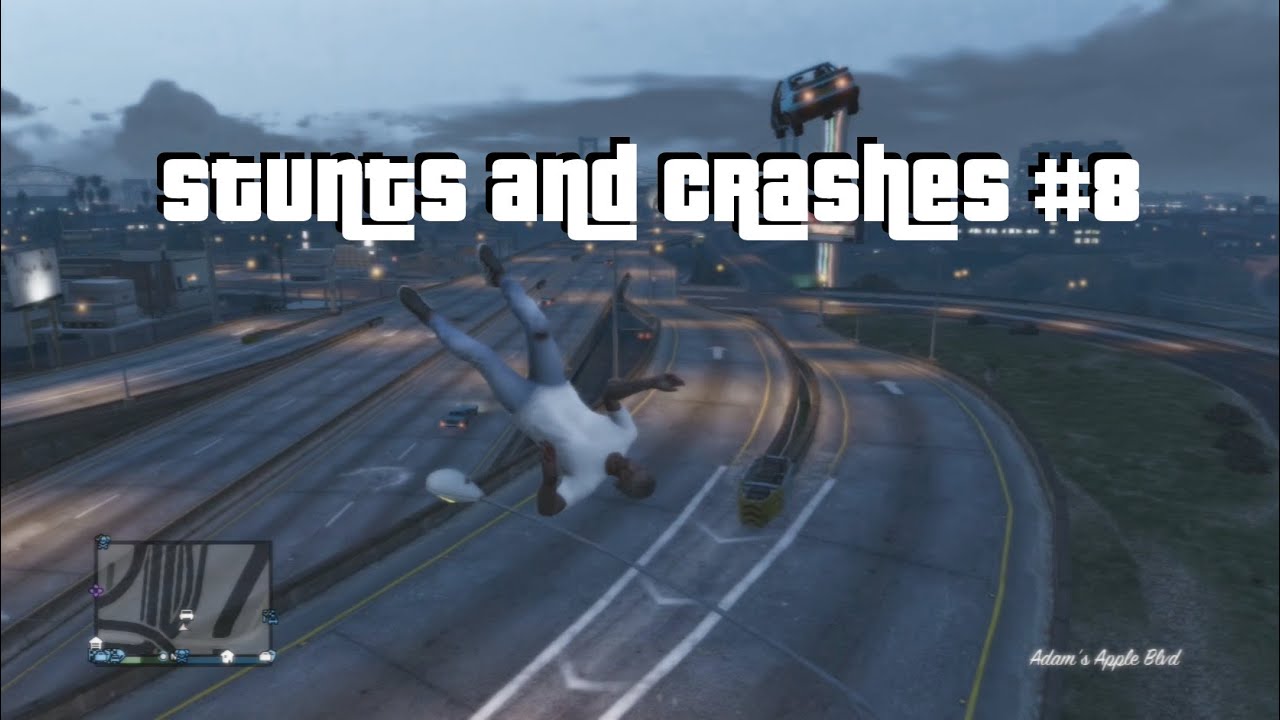 ► GTA 5 - Stunts and Crashes 8