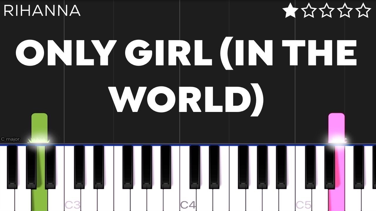 Rihanna - Only Girl (In The World) | EASY Piano Tutorial