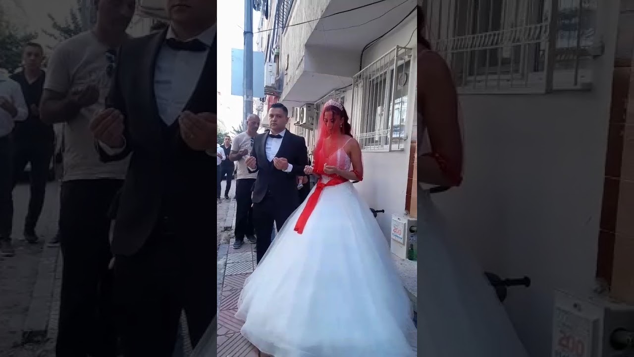 Kızım gelin olmuş gidiyor.