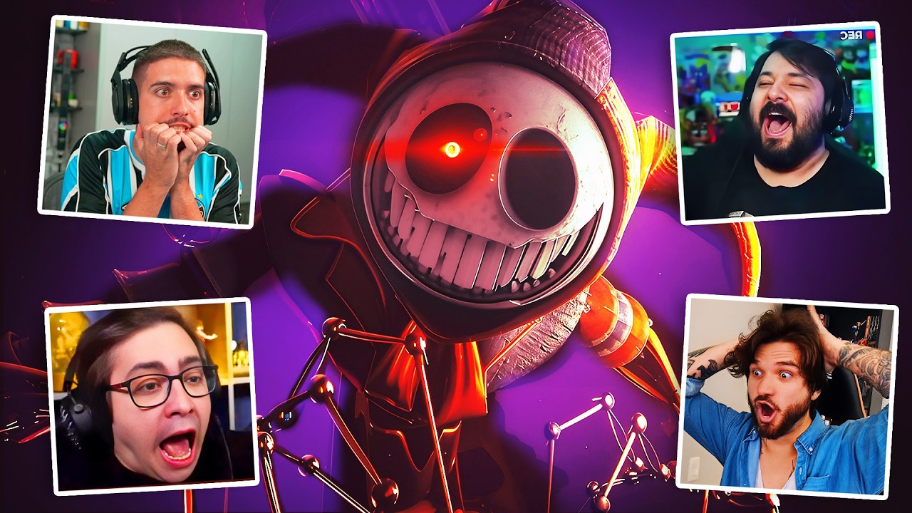 Youtubers Reagindo ao PROTÓTIPO 1006 em Poppy Playtime 5