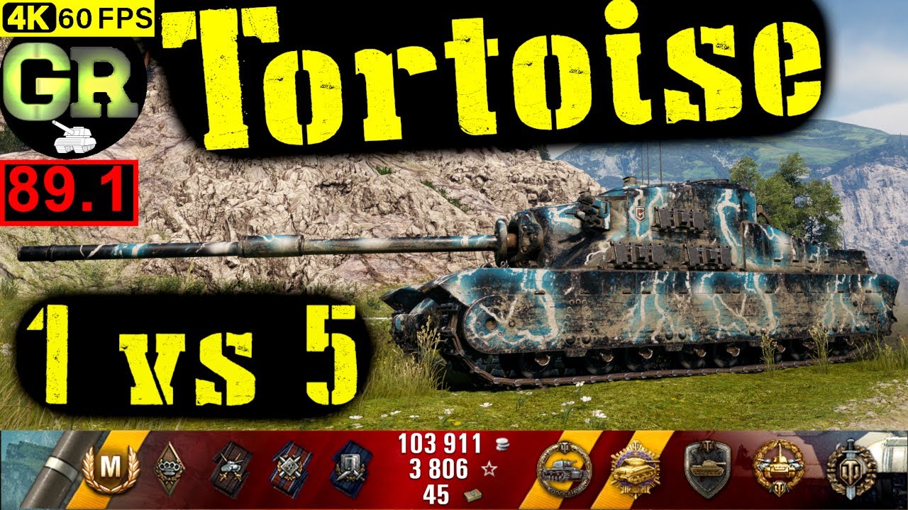 89_World of Tanks Tortoise WoT Replay - 10 Kills 8.6K DMG(Patch 1.5.0)