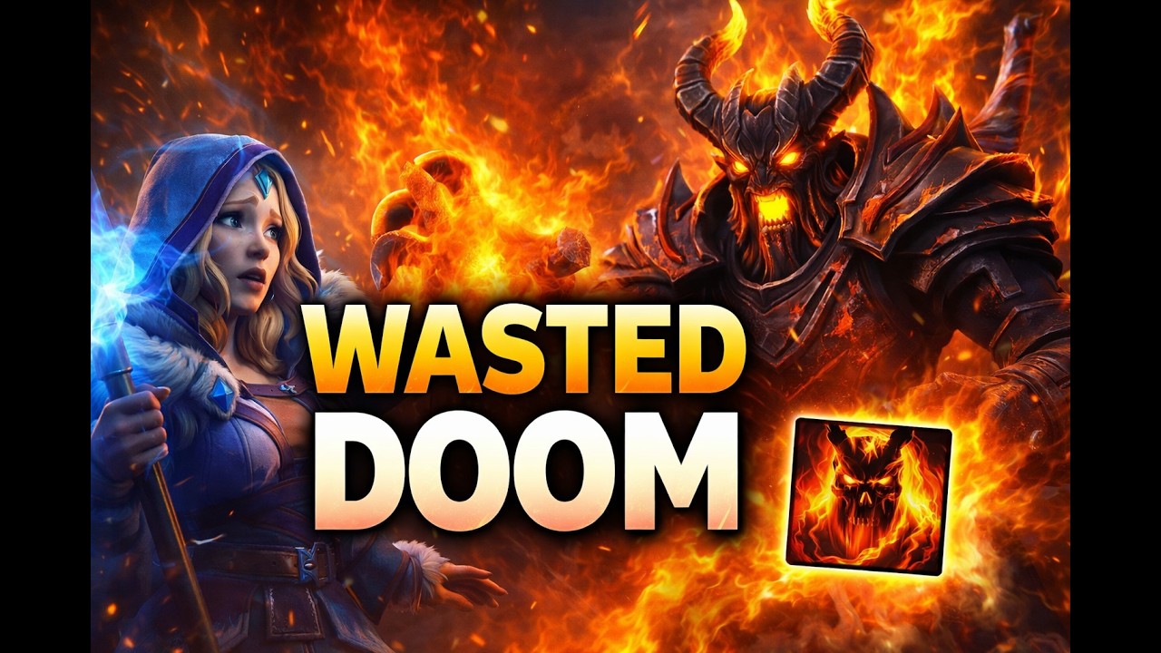 ❄️ I Baited Doom to Waste His Ultimate | Crystal Maiden | Dota 2 ❄️