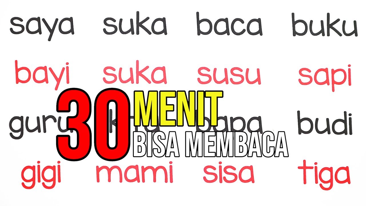 30 Menit Bisa Membaca
