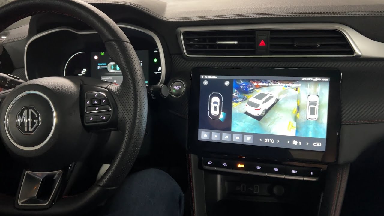 MG ZS EV 2022 - крутая камера 360 Surround VIEW (3D анимация)