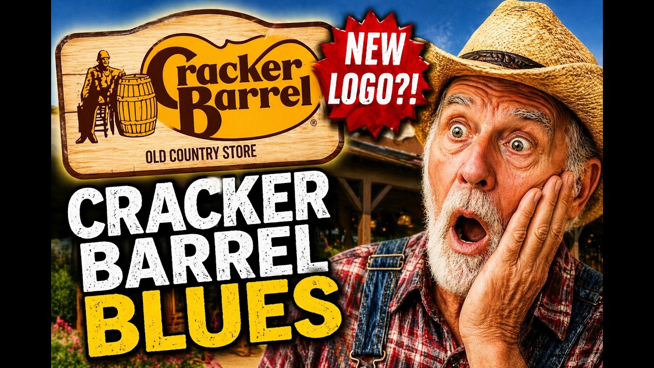 Comedy Song - Cracker Barrel Faces Backlash With New Logo Causing Stock Value To Tank