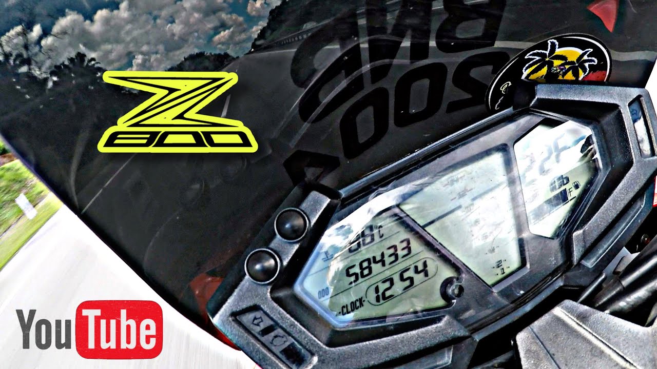 Kawasaki Z800 | GPS Test | Hero 5