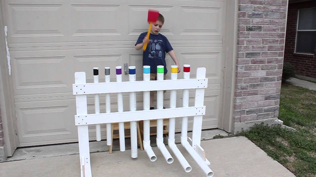 Xylophone Built out of PVC Pipe