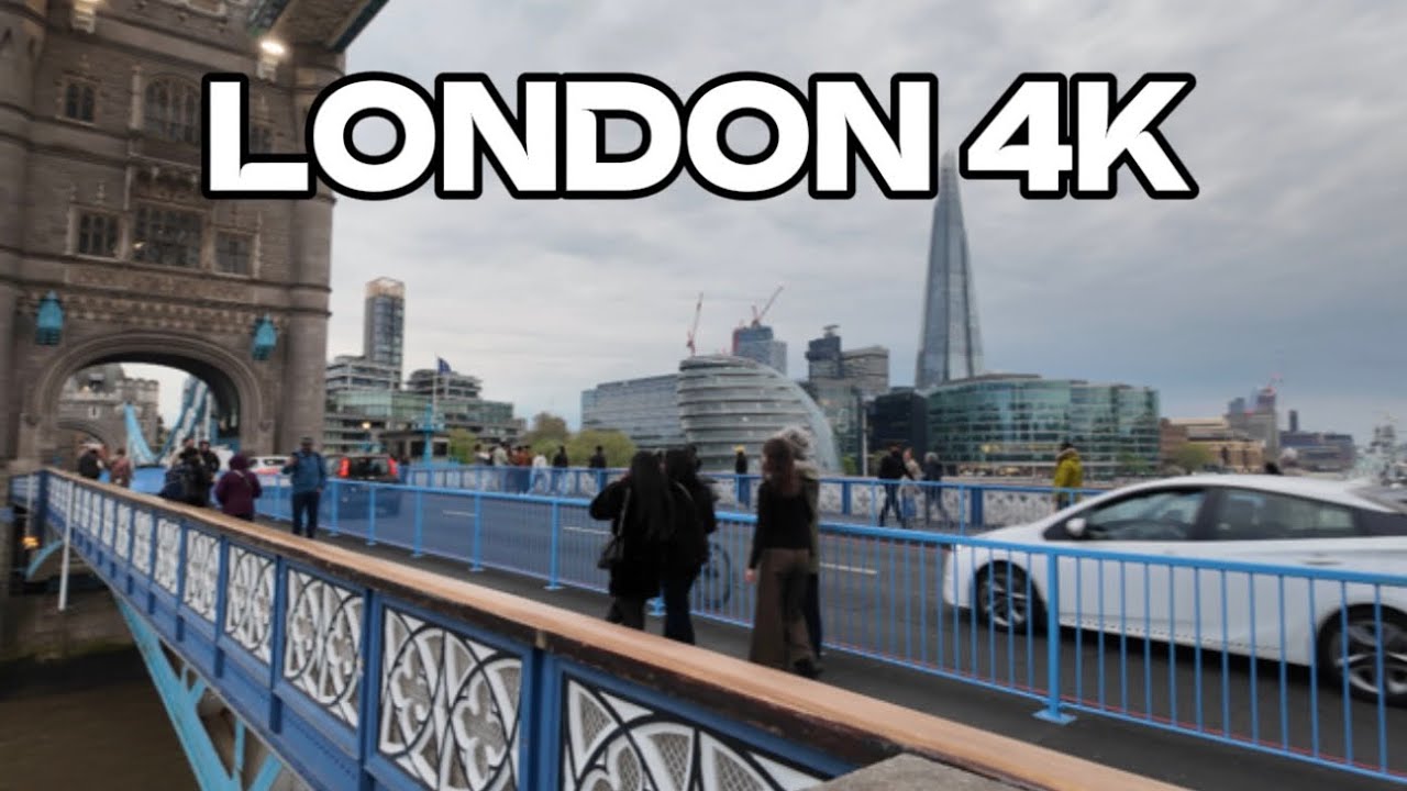 LONDON TOWER BRIDGE | FULL WALKING TOUR - 4K
