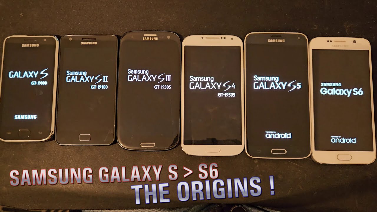 From Galaxy S to Galaxy S6 !
