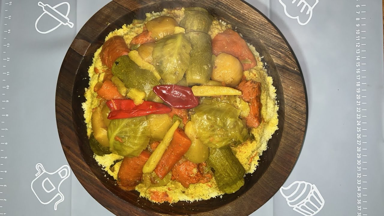 كسكس مغربي🇲🇦 باللحم الملج أصيل على أصوله 😍 بكل أسرار نجاحه
