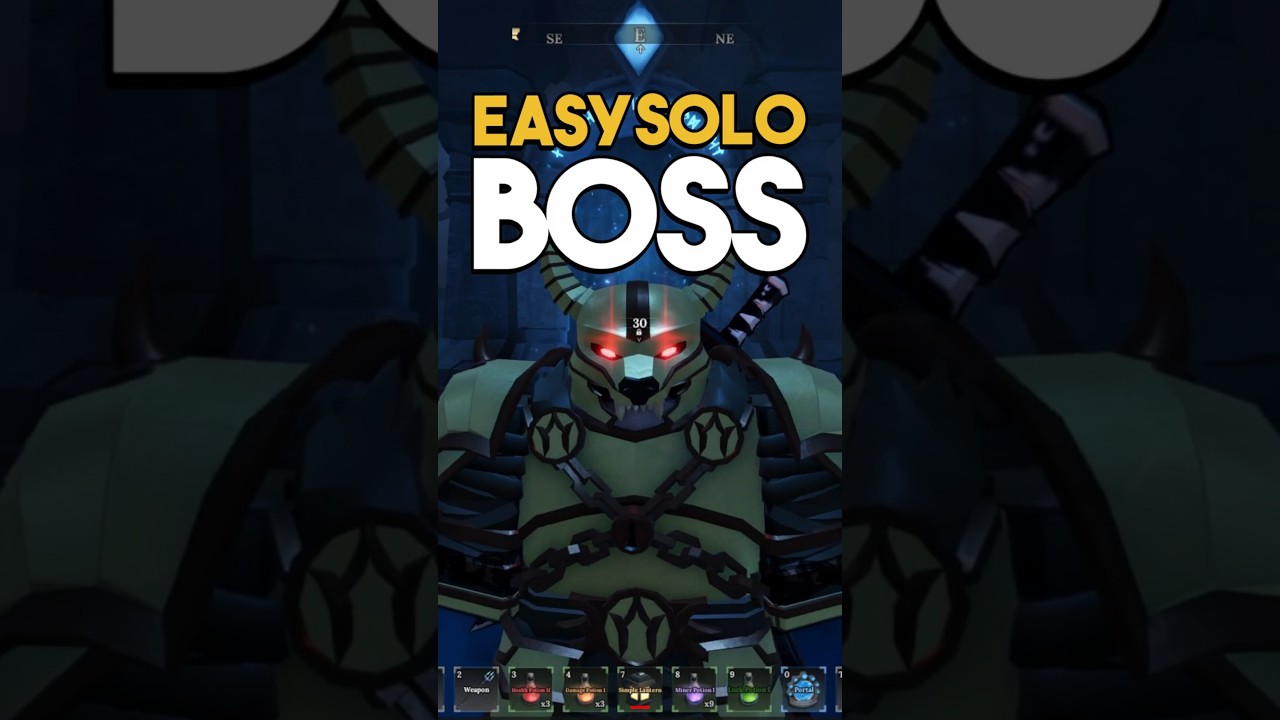 HOW TO EASY SOLO BOSS in The Forge! (Guide solo boss) 