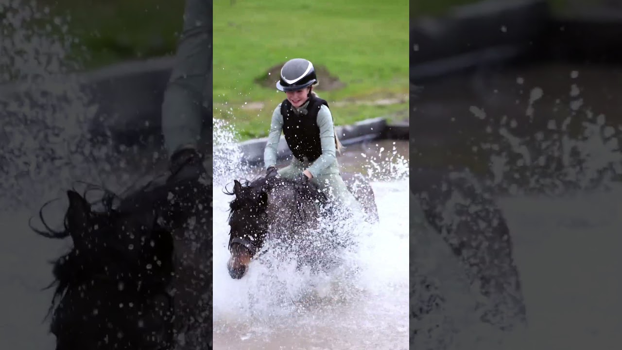 Water pony 😍 The bigger you jump the bigger the splash! 💦