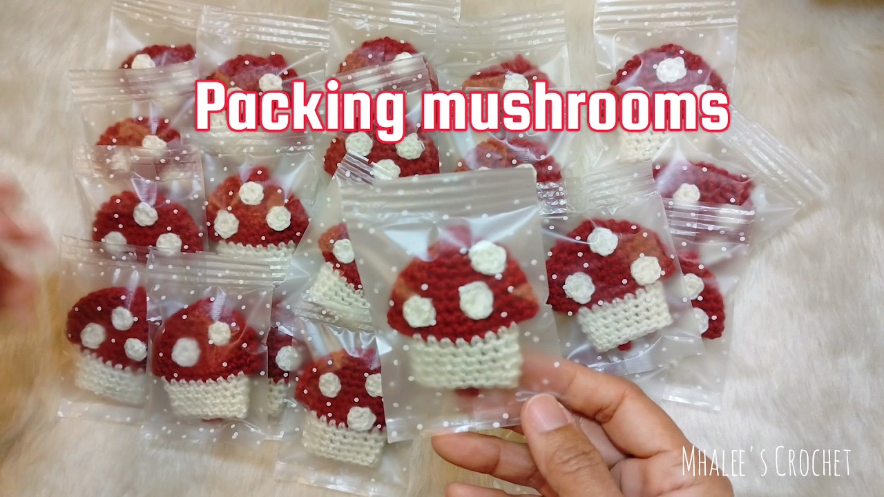Packing mushrooms