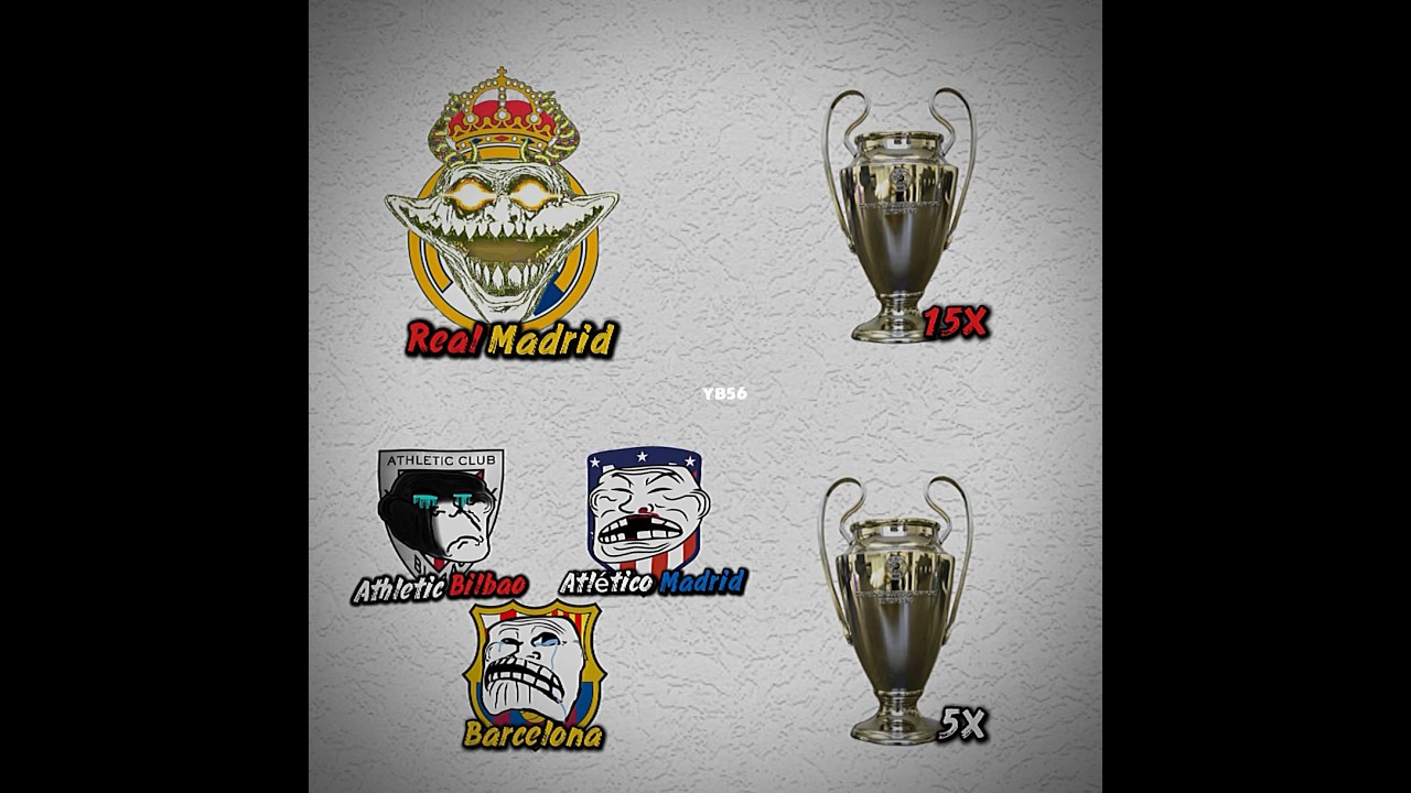 REAL MADRID VS BARCELONA X ATLÉTICO MADRID X ATHLETIC BILBAO 