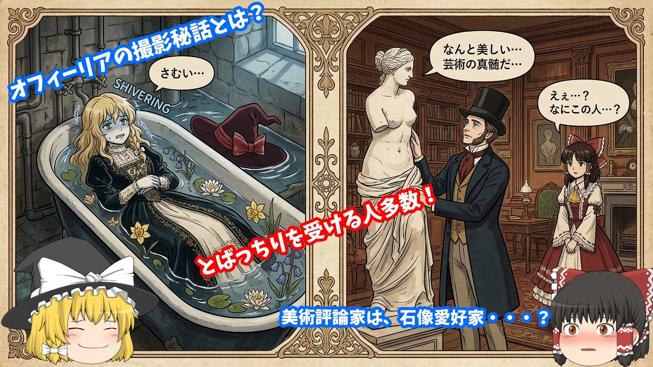 33話 妻を寝取られた評論家の復讐劇！？名画『オフィーリア』に隠されたヴィクトリア朝最悪の三角関係