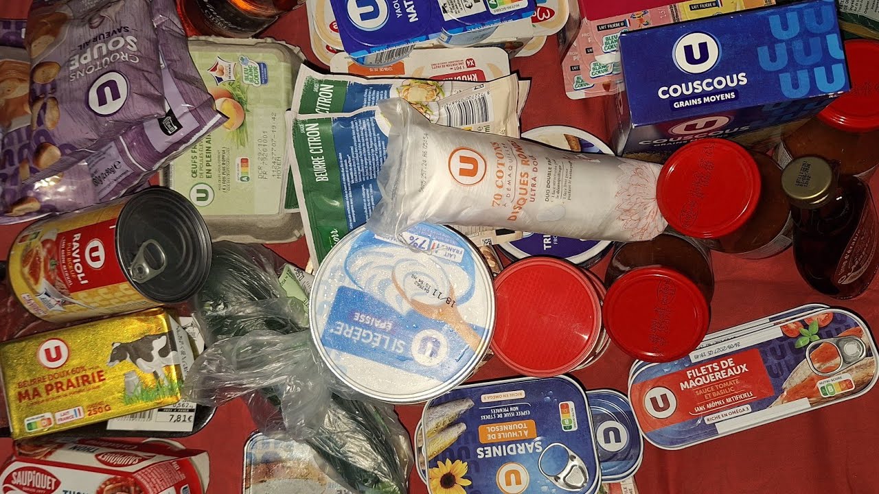 RETOUR DE COURSES 💮MAGASIN SUPER U 💮