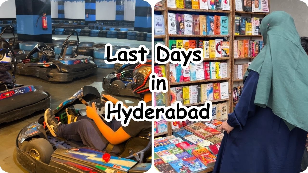 Goodbye Hyderabad 💔 | Abids, Mozamjahi Market & Sarath City Mall Tour