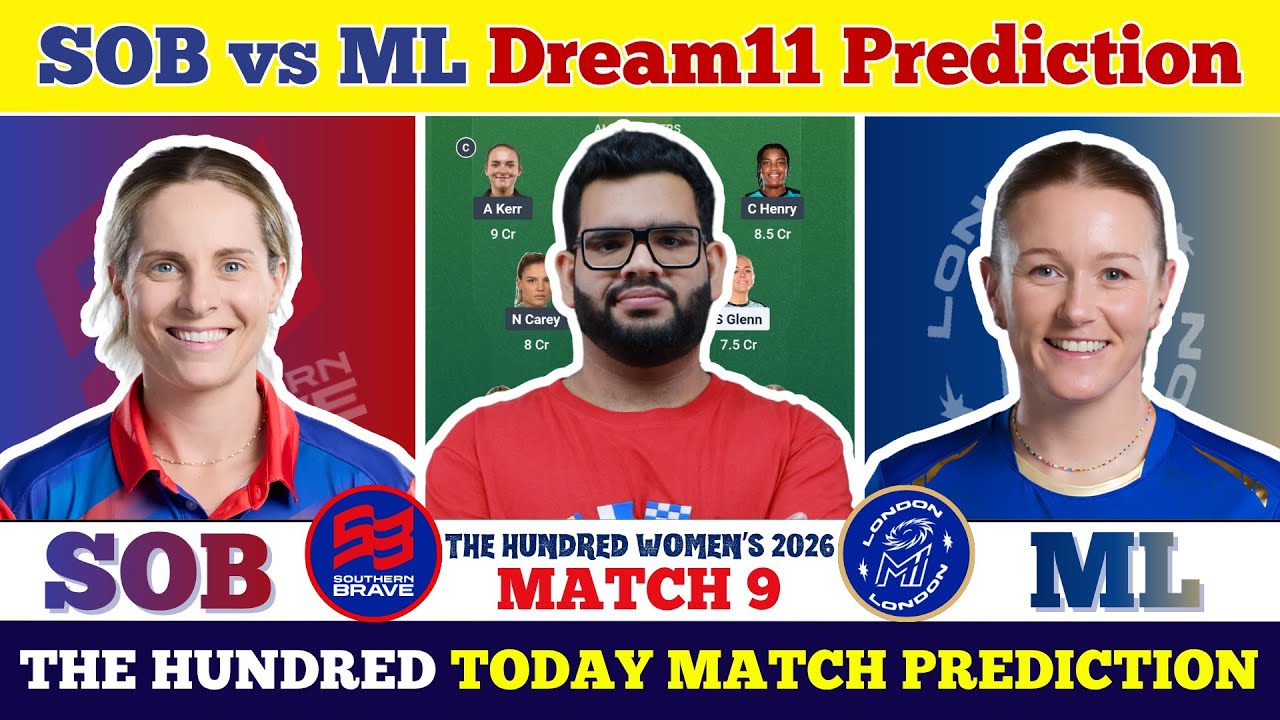 SOB-W vs ML-W Today Match Prediction| SOB-W vs ML-W Dream11 Prediction| SOB vs ML Dream11 Prediction