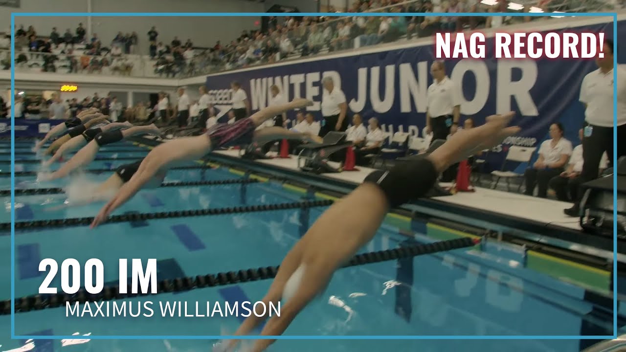 NAG Record Falls as Maximus Williamson Wins 200 IM | 2023 Speedo Winter Juniors West