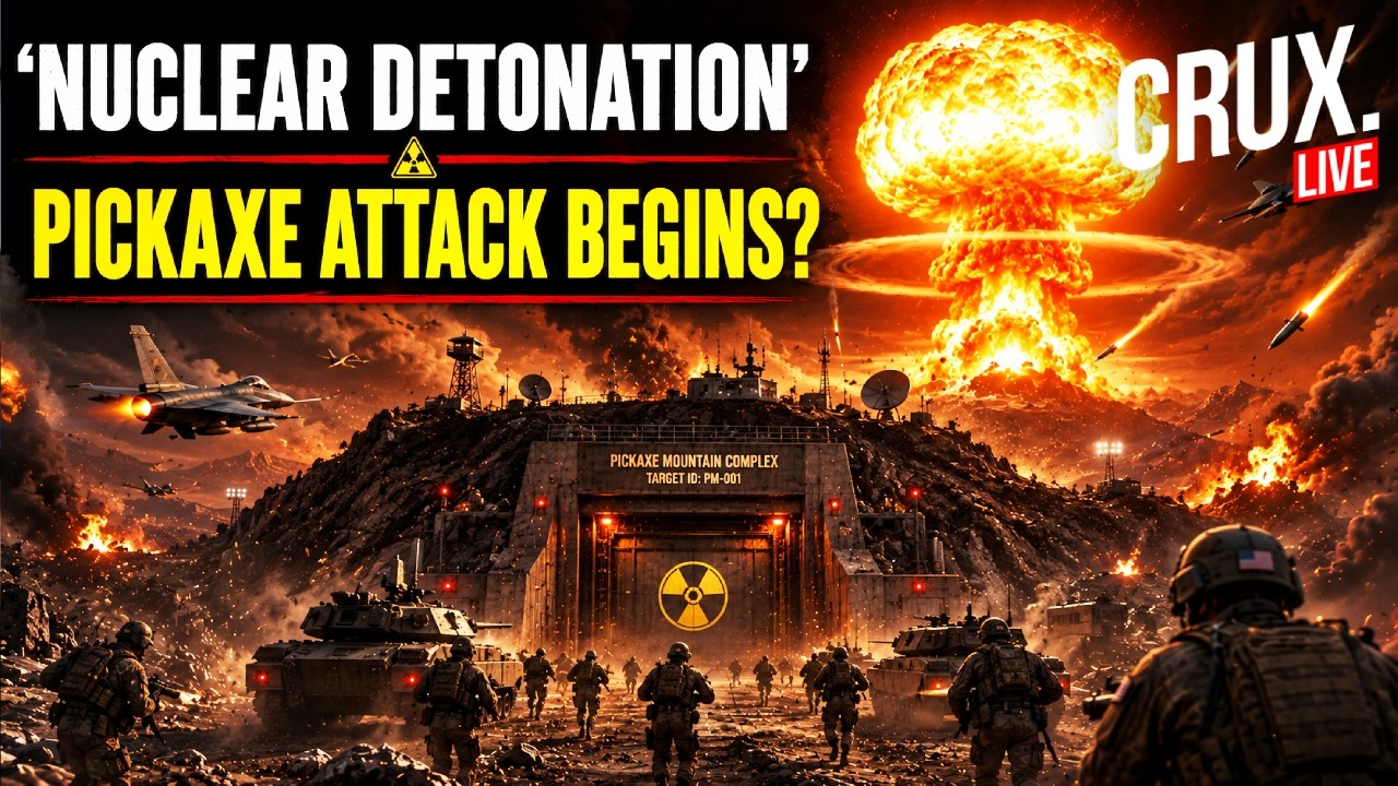 IRAN LIVE | Huge Blast Near Pickaxe Mountain, US Military Strikes Secret Nuclear Site? | IRGC