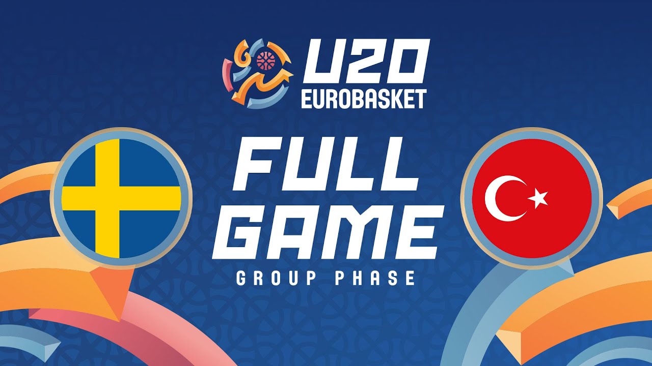 Group Phase | Sweden v Türkiye | Full Basketball Game | FIBA U20 Women's EuroBasket 2025