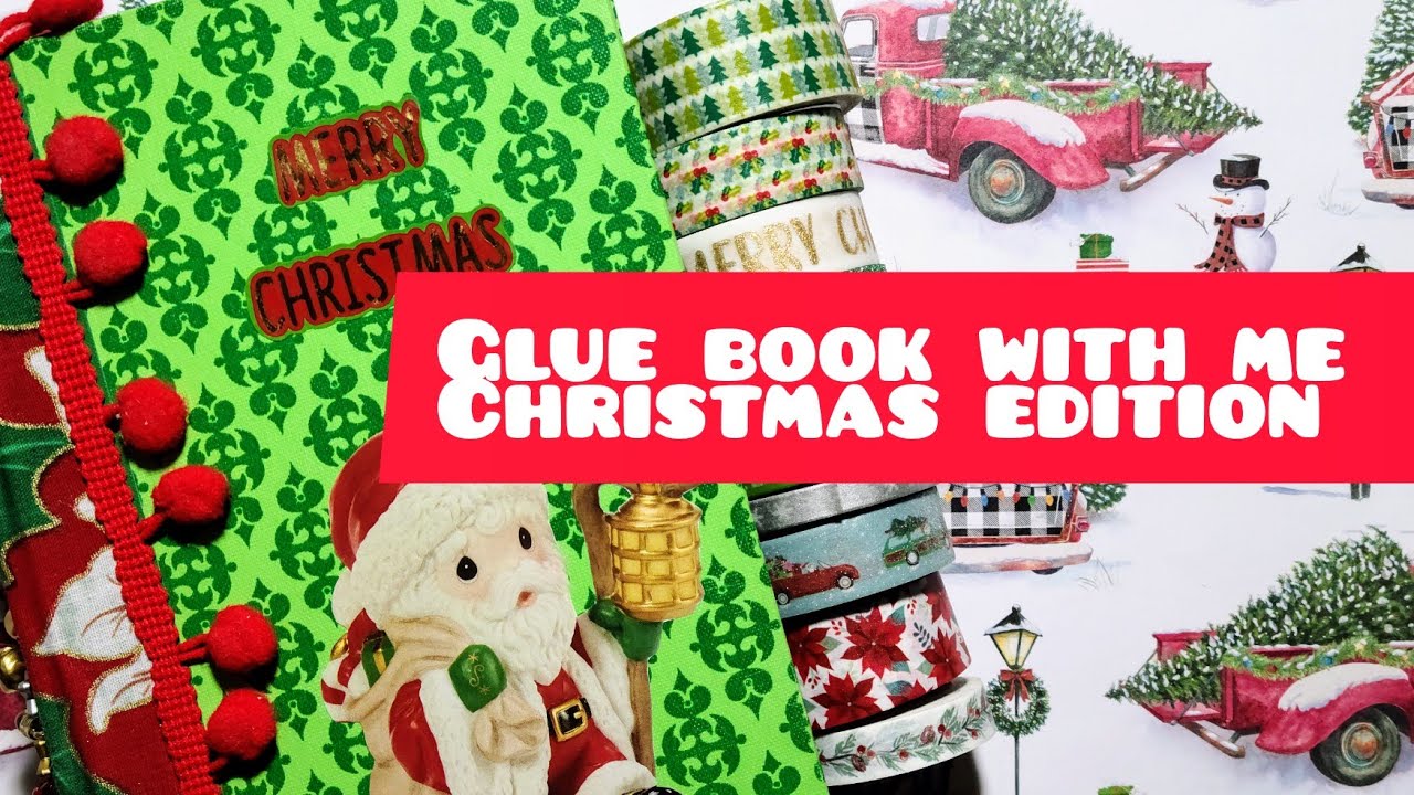 GLUE BOOK with me! Christmas edition part 2 #gluebook #magazineimages #christmas2021