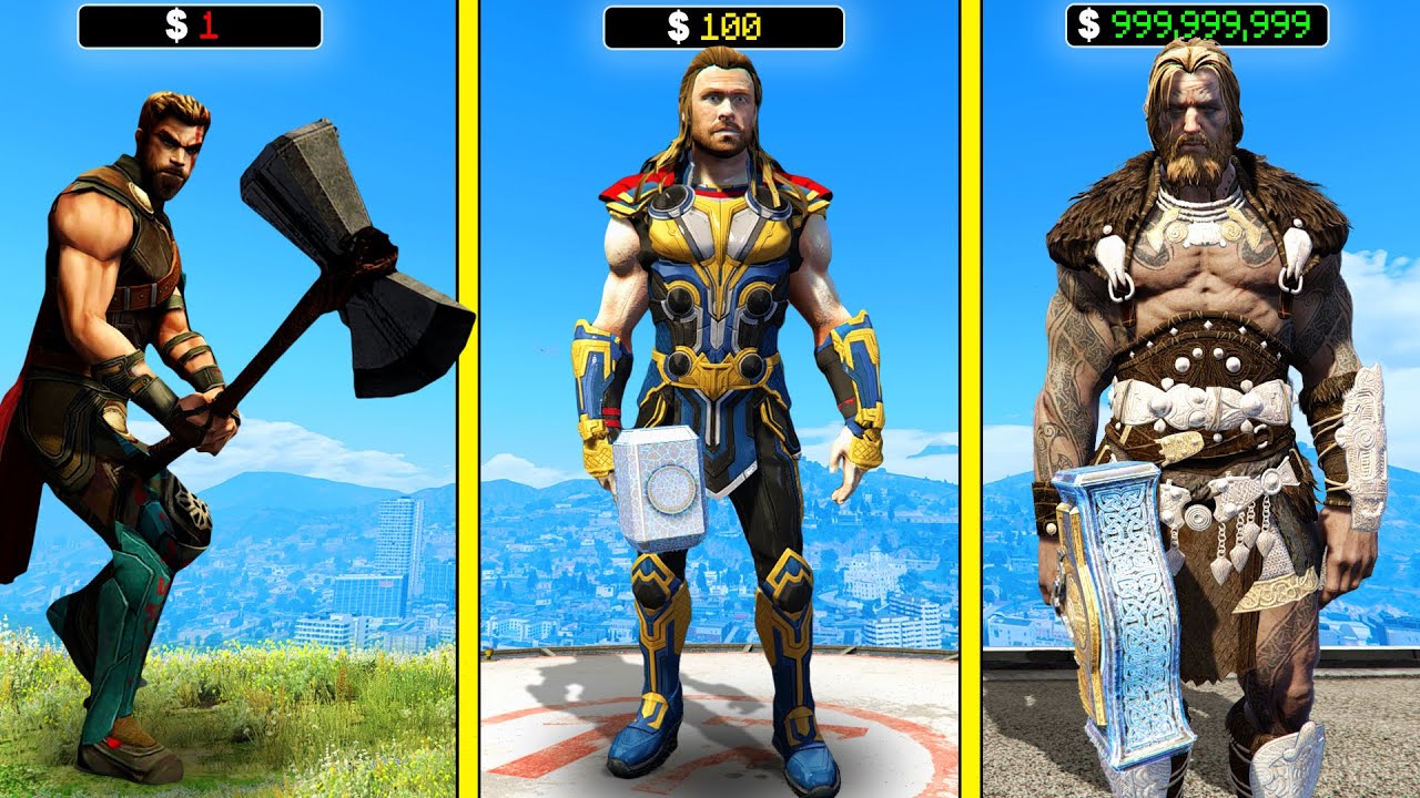 $1 THOR To $1,000,000,000 THOR in GTA 5