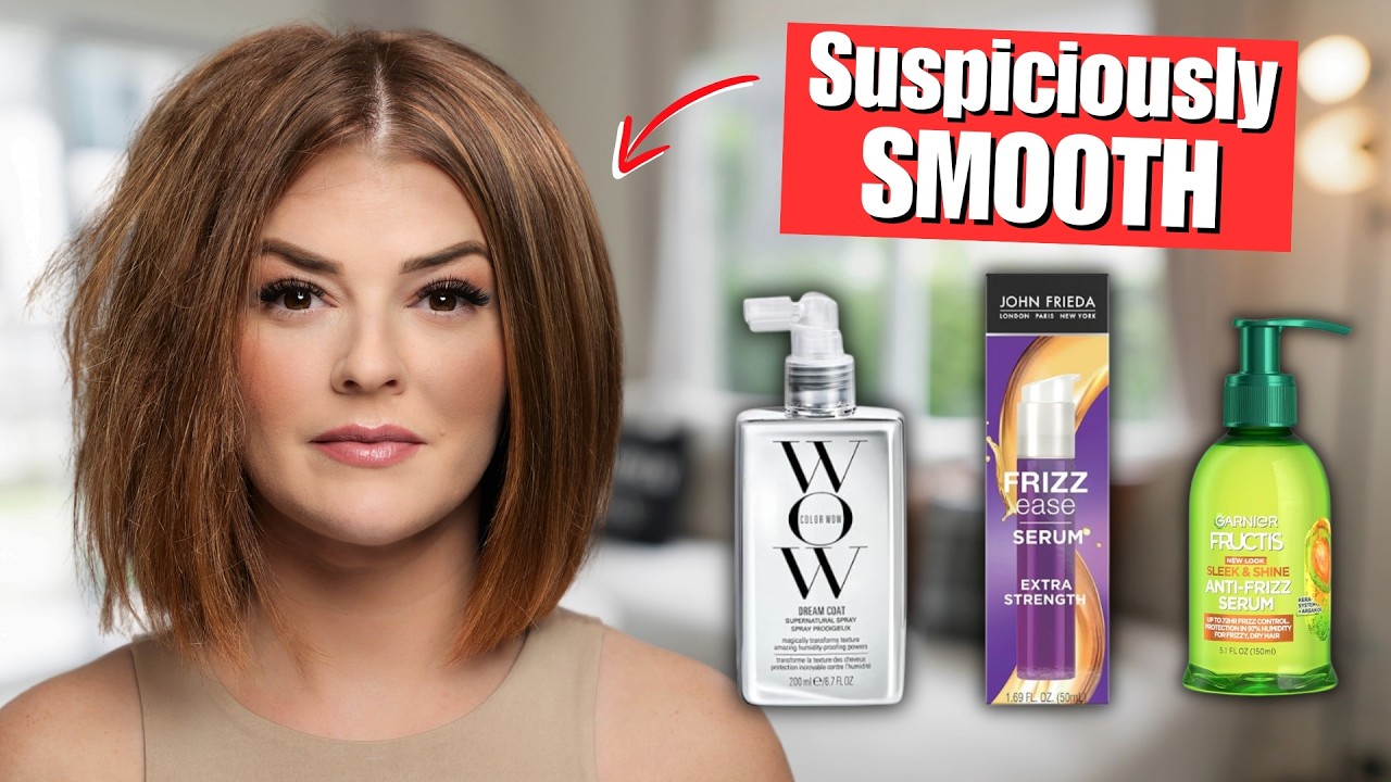 The Best ANTI-FRIZZ Hair Products Put to the Test! DRUGSTORE VS LUXURY