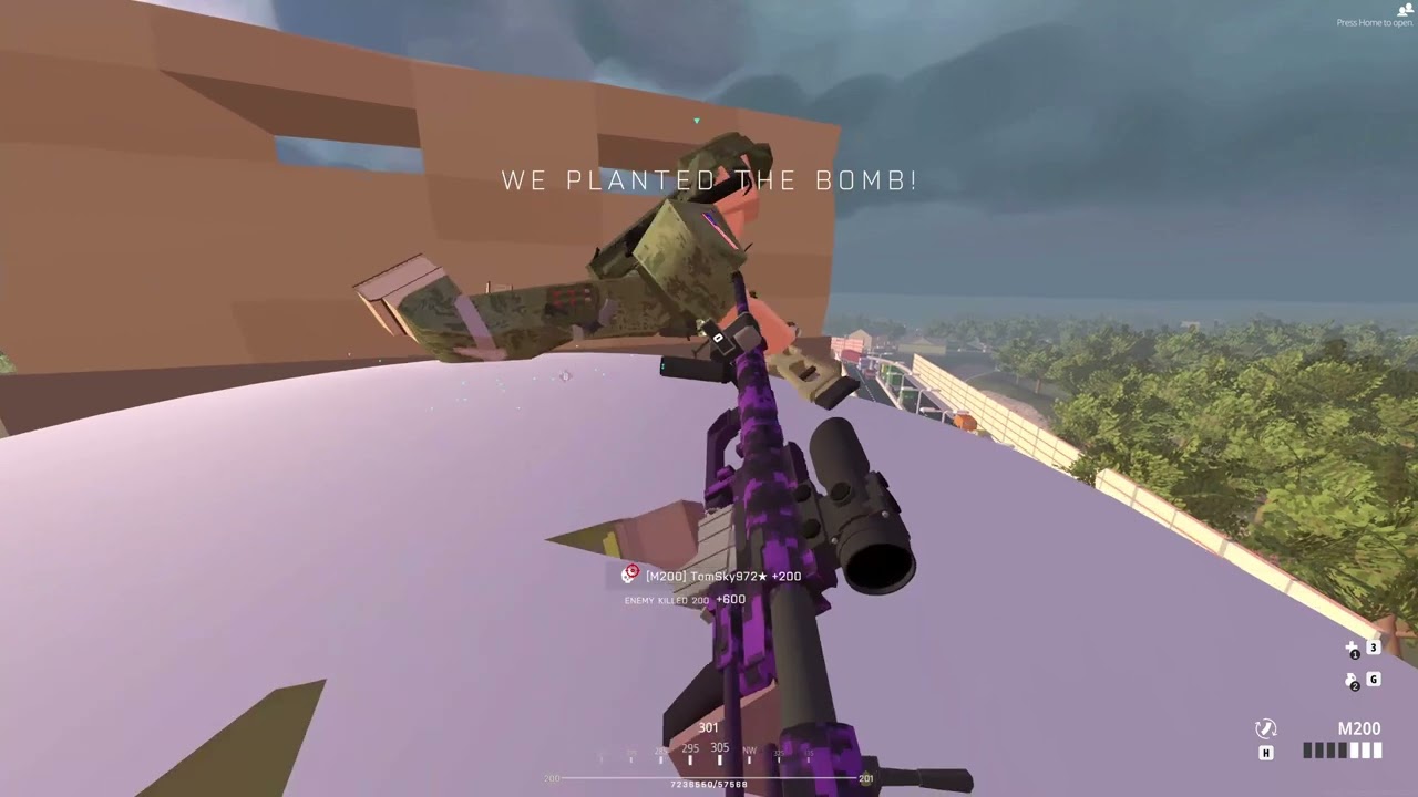 Battlebit sniping 83 kills 7 deaths Rush on Tensa