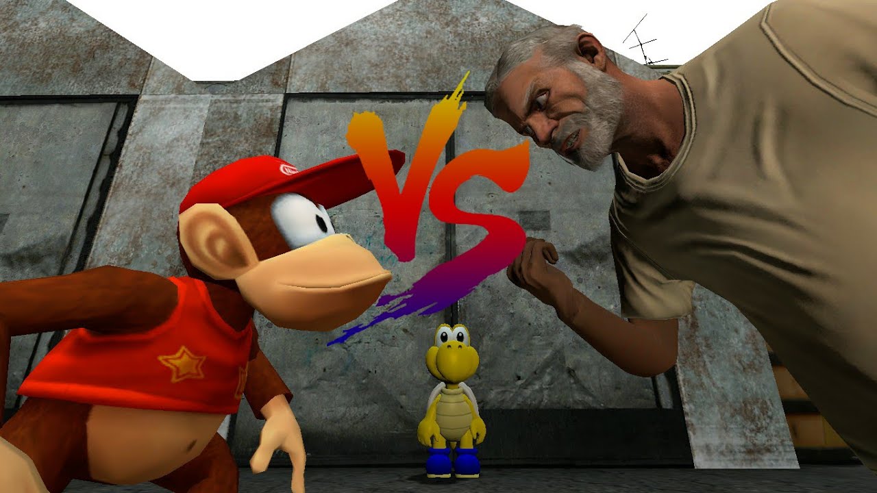 Diddy Kong VS Hobo Joe - Brawl City Shorts