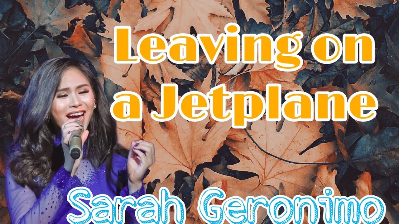 LEAVING ON A JETPLANE - Sarah Geronimo (This 15Me Concert) #sarahgeronimo #kakantahan #kalapang