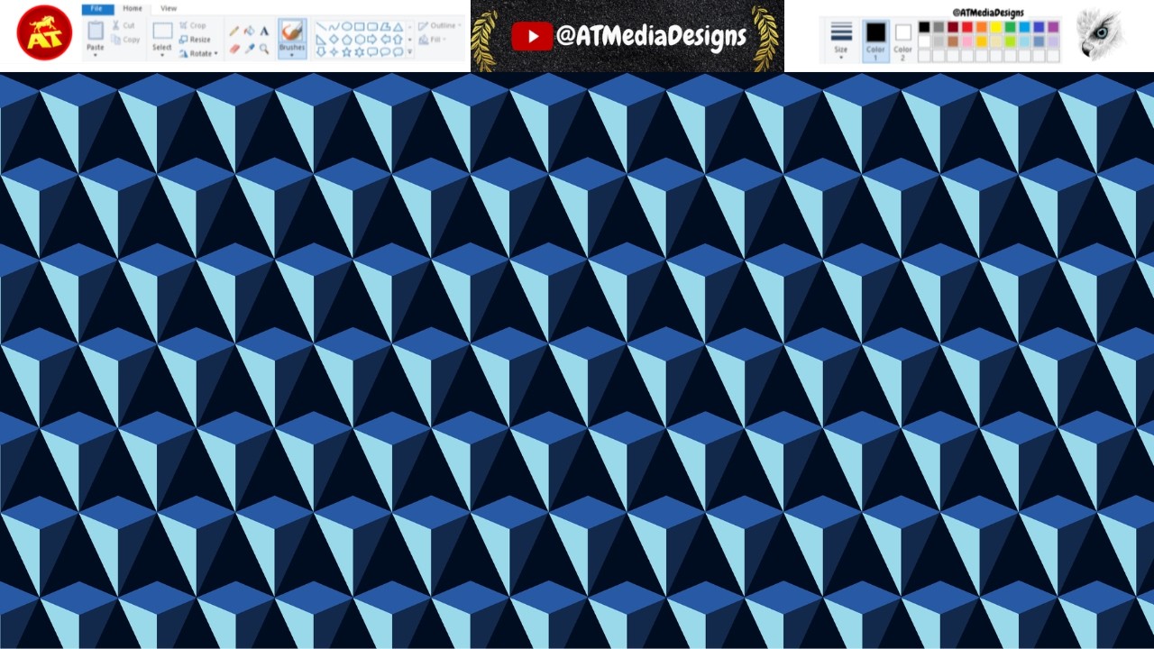 117.🎨 Create a Mind Blowing 3D Illusion in MS Paint! 🤯