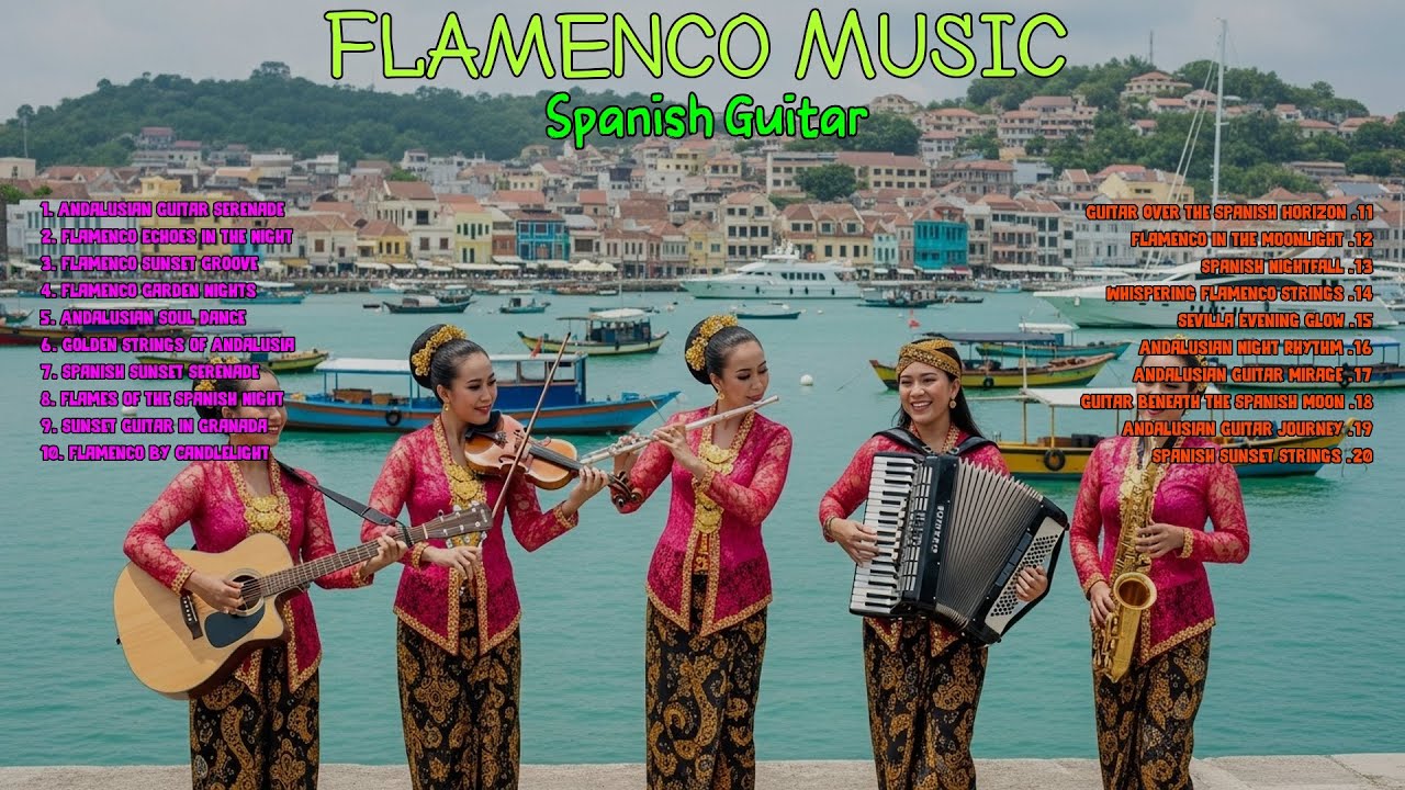 Relaxing Instrumental Harmony | Flamenco Guitar, Flute & Accordion Magic