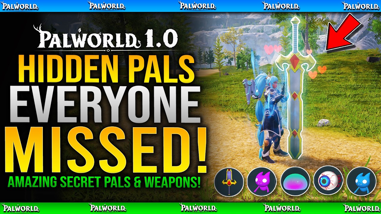 Тайные друзья, которых пропустили или забыли 99% игроков в Palworld 1.0 (Удивительные скрытые дру...