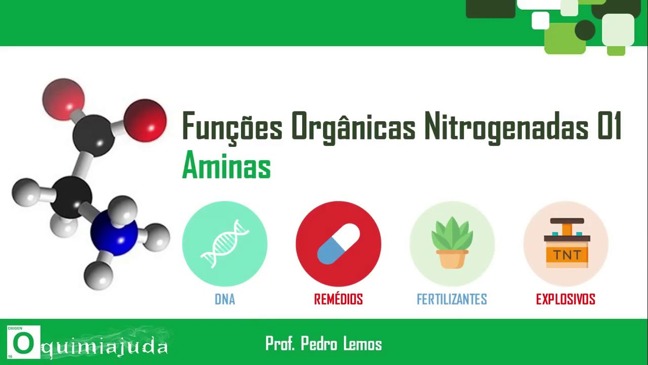 Funções Nitrogenadas 01: Aminas