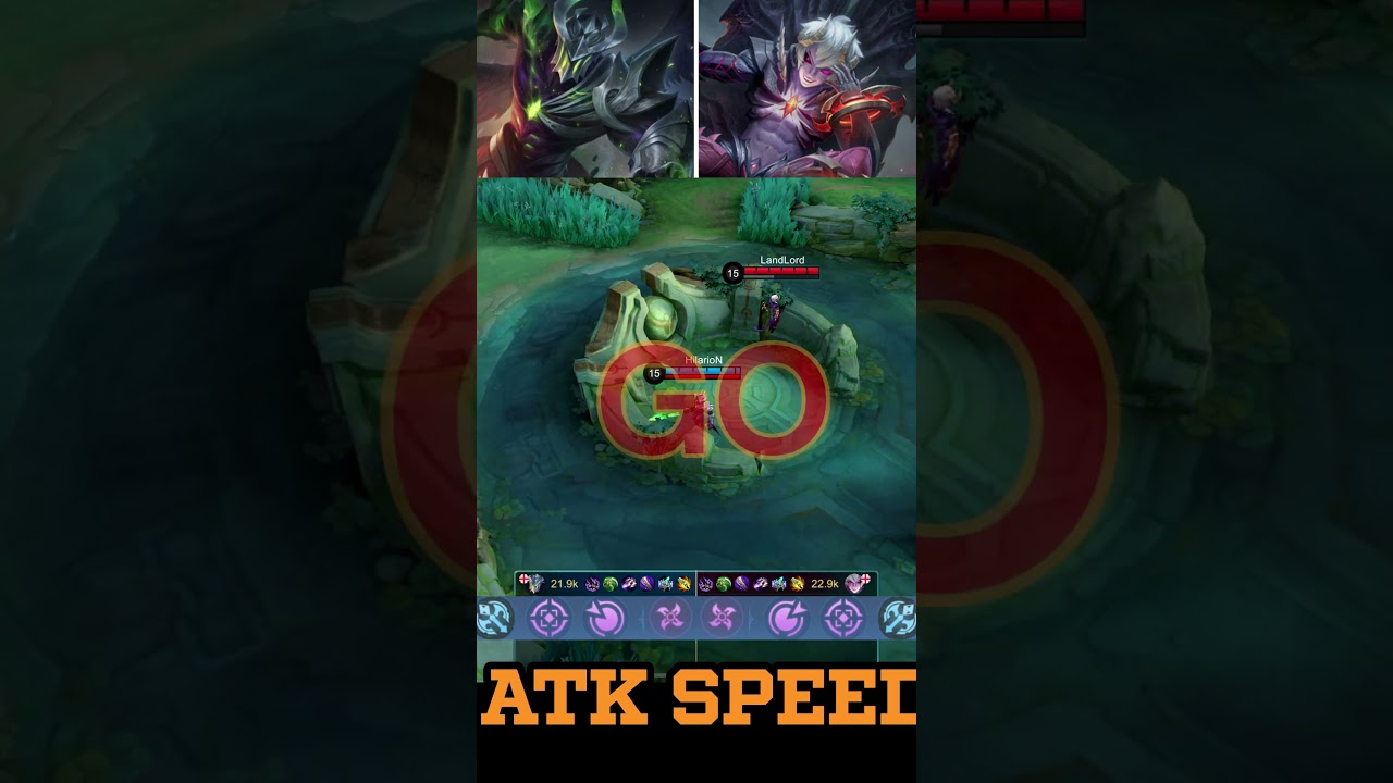 Argus vs Dyrroth ATK Speed #shorts