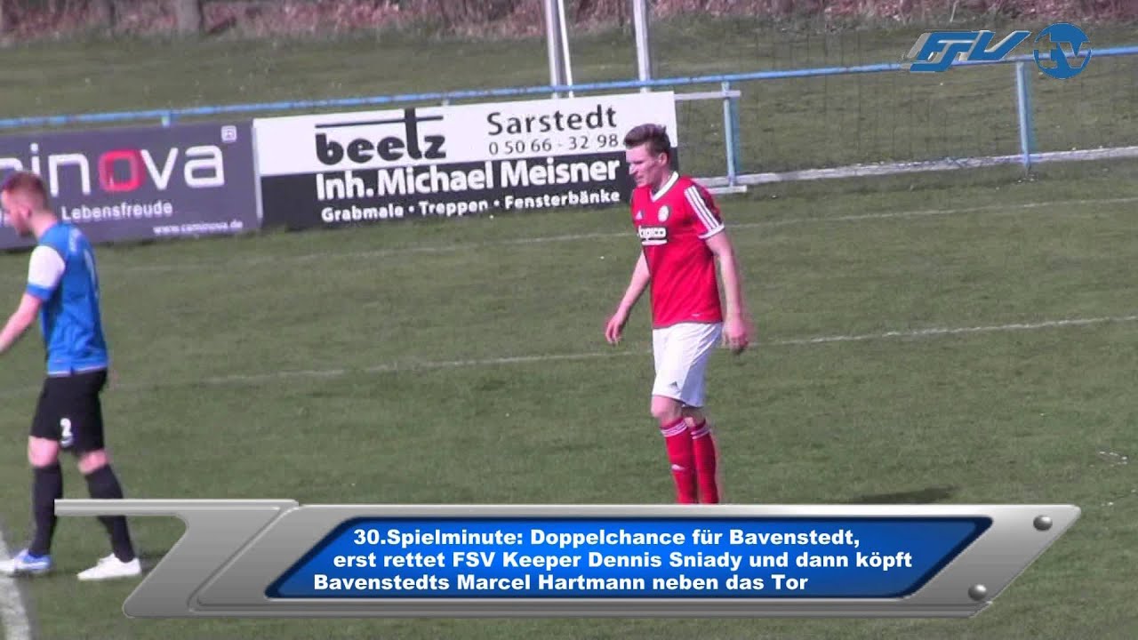 22. Spieltag: FSV Sarstedt vs. SV Bavenstedt II 2:3 (1:2)