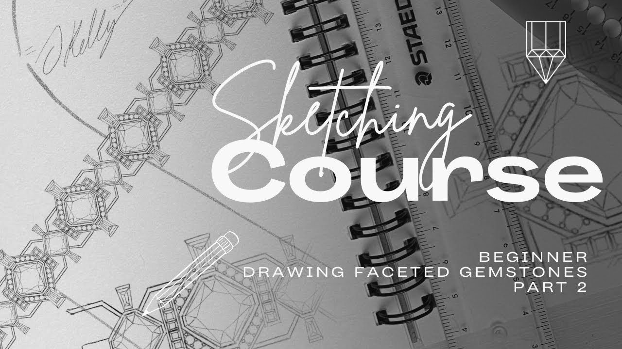 Drawing FACETED GEMSTONES! PART 2!