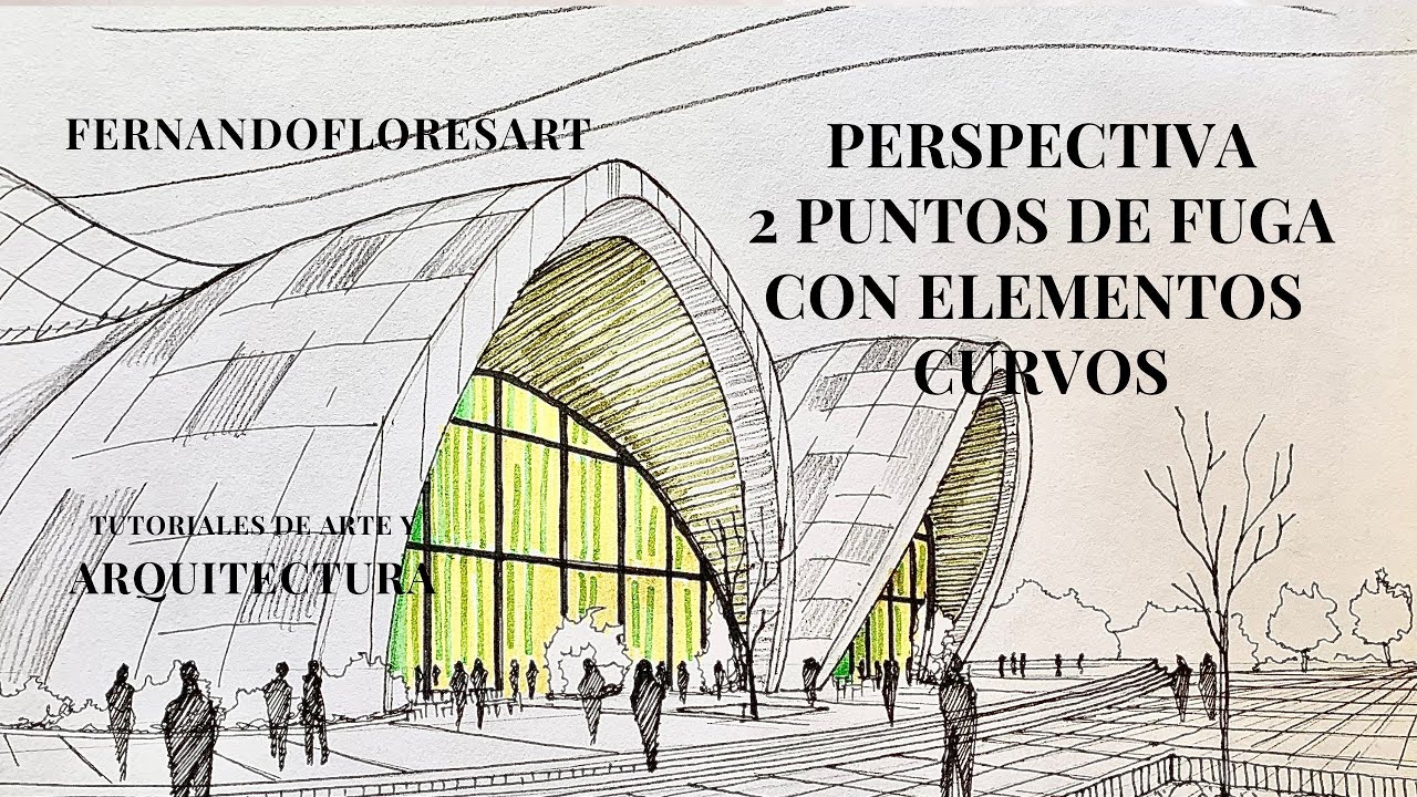 Perspectiva con elementos curvos