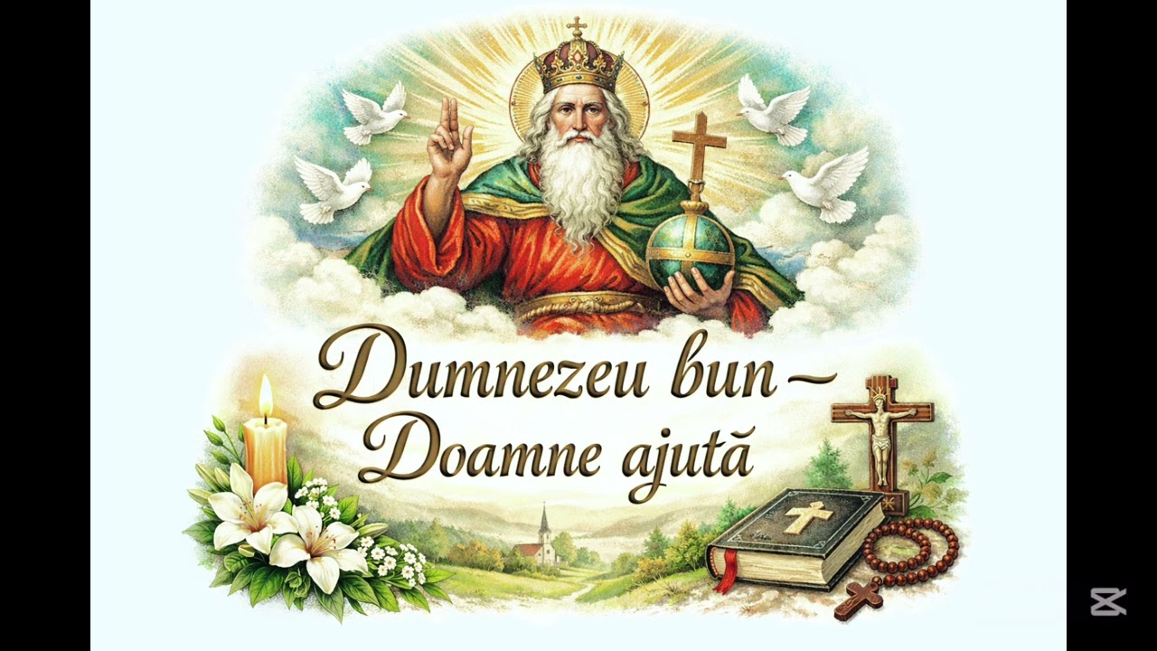🙏 Dumnezeu bun – Doamne ajută | Cântec Popular Românesc