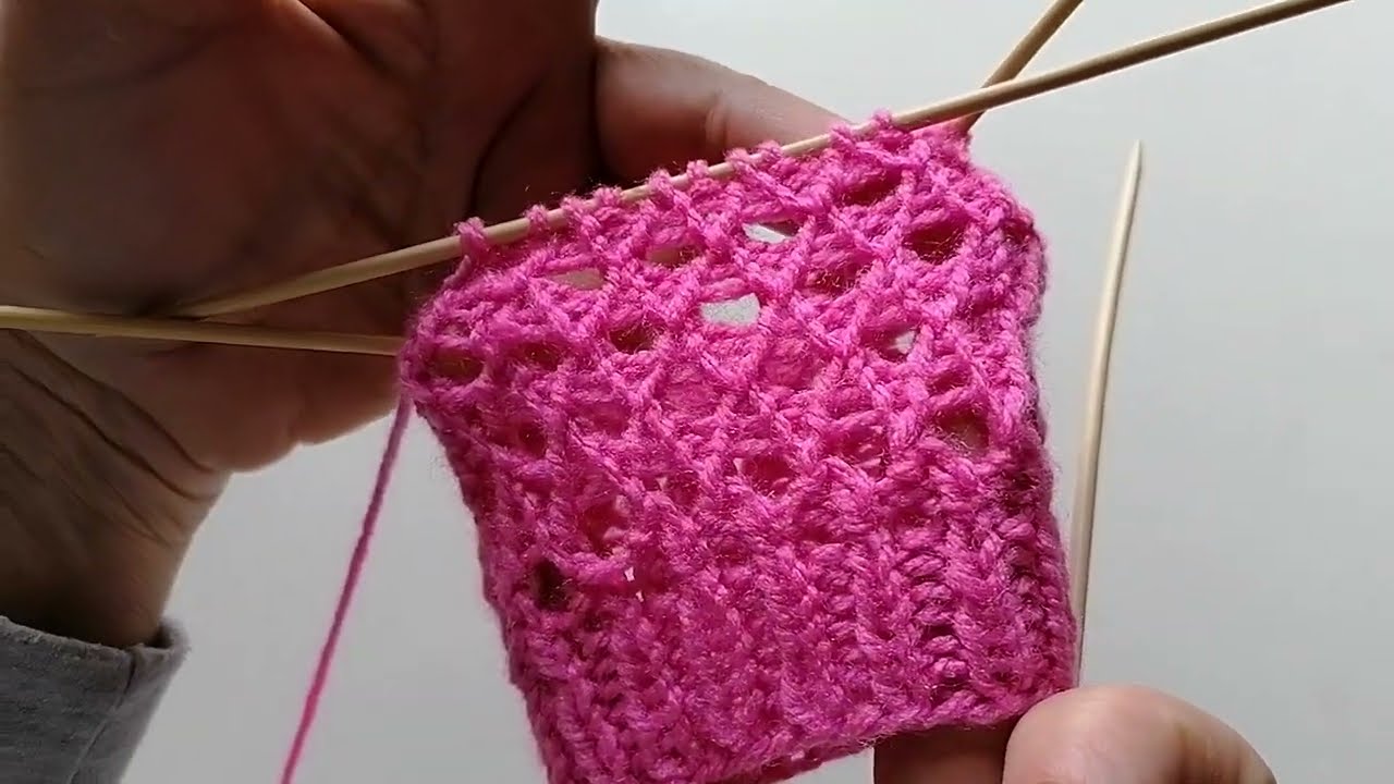 Strickmuster in Runden für Anfänger 😍