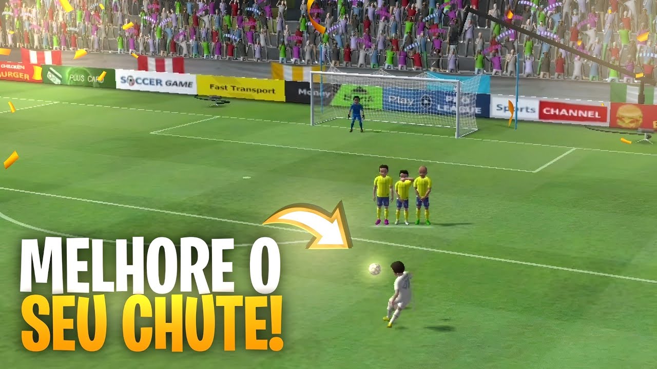 COMO MELHORAR O CHUTE NO PRO LEAGUE SOCCER!
