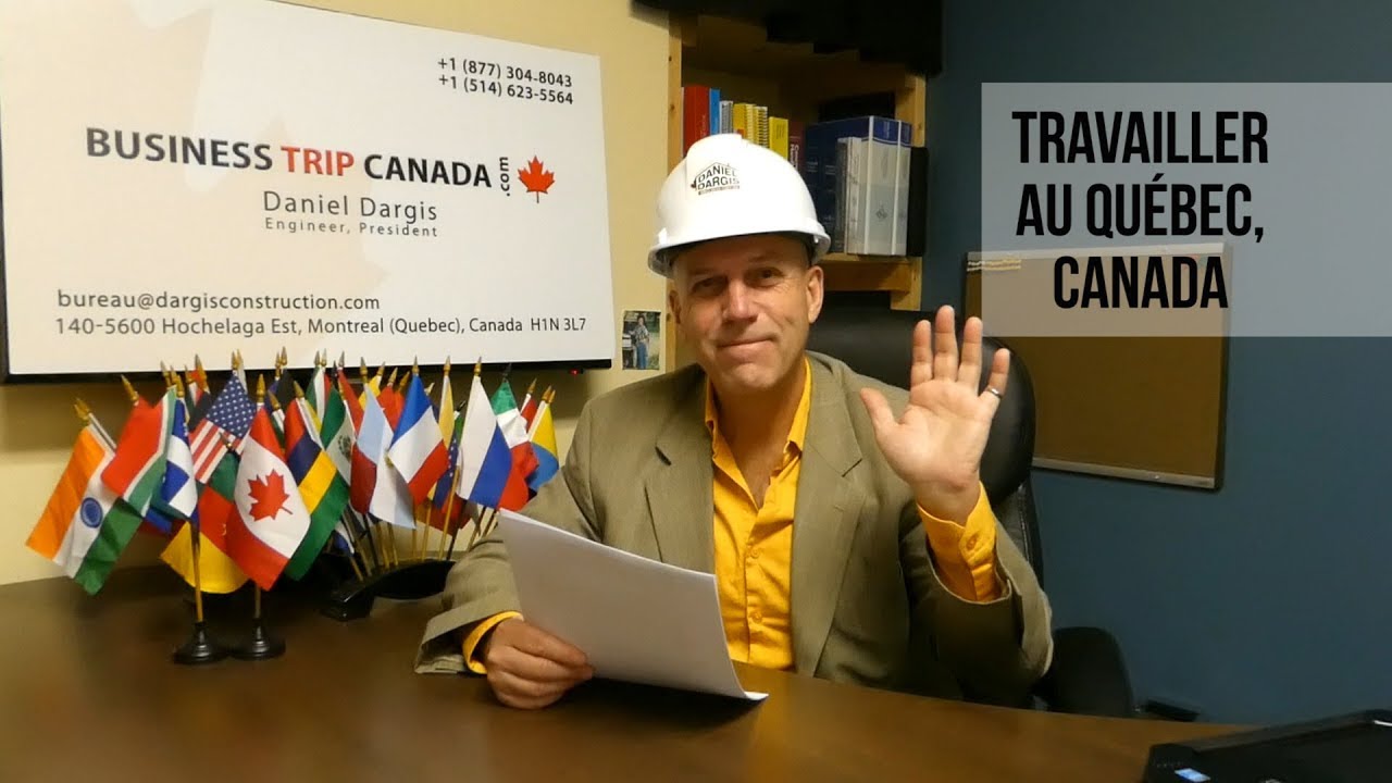 1-Consultant for working in construction in Quebec, Canada - Daniel Dargis, engineer