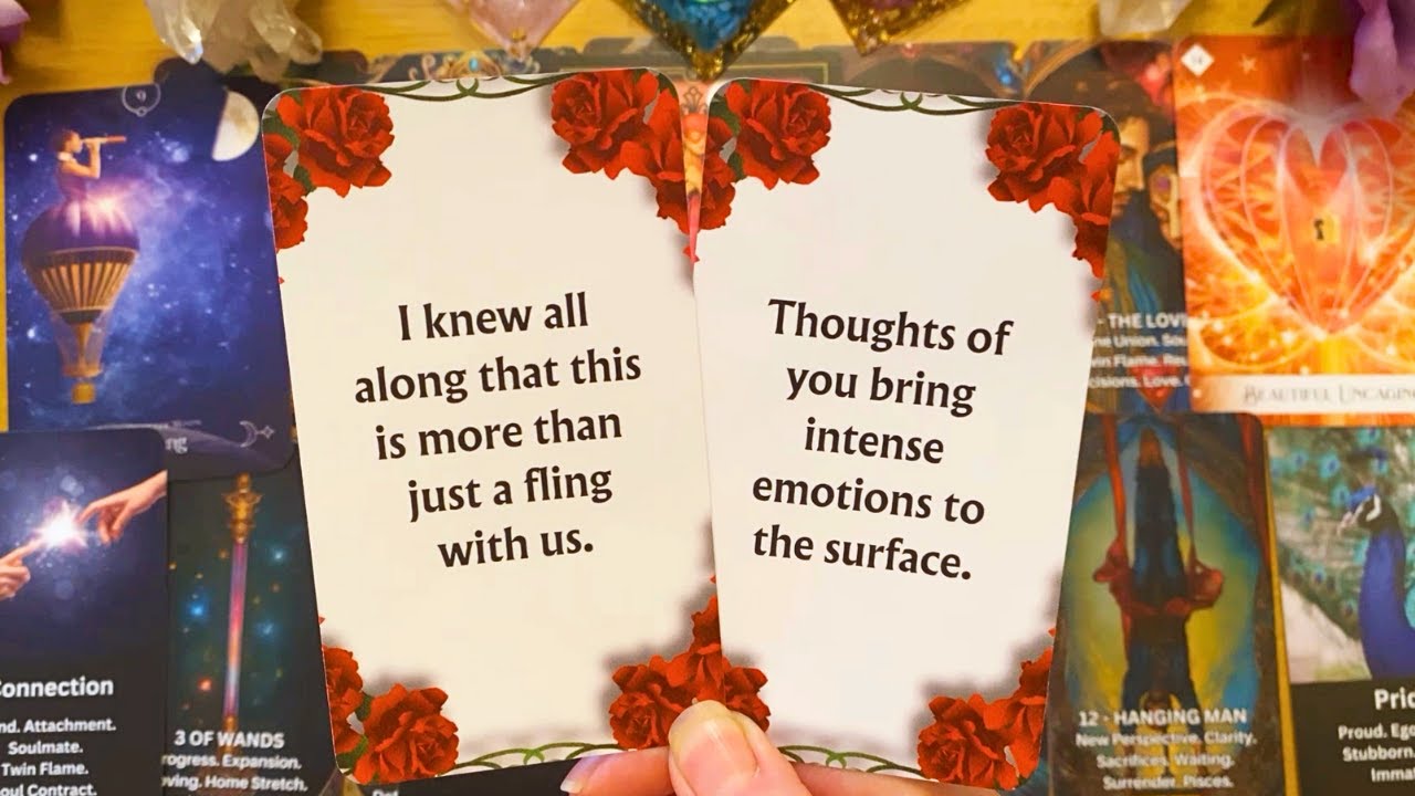 I KNEW ALL ALONG THAT THIS IS MORE THAN JUST A FLING BETWEEN US  🌹 COLLECTIVE LOVE TAROT READING ♥️
