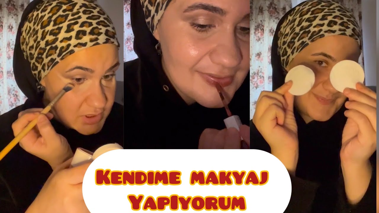 AMATÖR ASMR | KENDİME MAKYAJ YAPIYORUM  #asmr #türkçeasmr #asmrmakeup