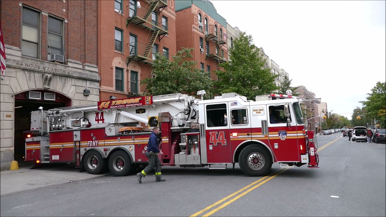 FDNY Tower Ladder 44 responds to Box 2771