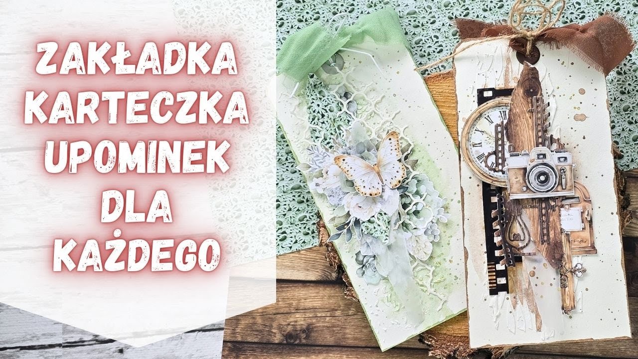 Zakładki do książki i prezentów. Akwarele, chlapania, maski i efekt murowany. Na każdą okazję.
